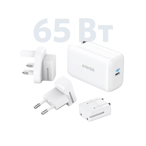 СЗУ Anker PowerPort III Pod 65W A2712 White фото 