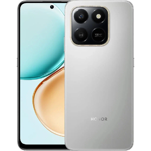 Телефон Honor X7d 256Gb Ram 8Gb Meteor Silver фото 