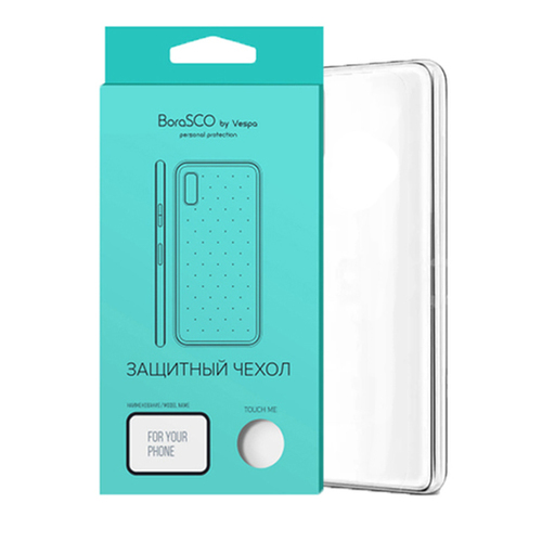 Накладка силиконовая BoraSCO Honor 10 Lite Clear